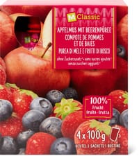 M-Classic Apple and berry purée 100% natural