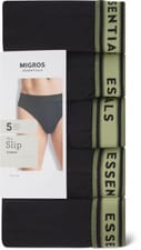 MEN'S SLIP 5PCS (Farbe: black, Grösse: S)