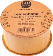Ruban de Jute jaune 40mmx1m