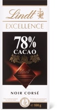 Lindt excellence 78% cacao