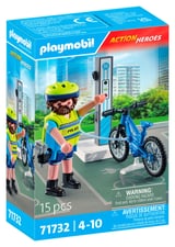 Playmobil 71732 Policier cycliste et