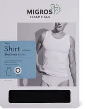 Men's Atheltic Cotton (Farbe: black, Grösse: S)