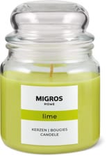 Bougie parfumeé en verre (Goût: LIME)