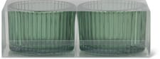 Porte-bougie à rechaud, set à 2