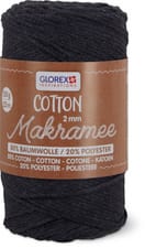 Fil Cotton, macramé, 2 mm, 250 g, anthracite