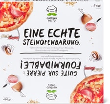 Gustavo Gusto Pizza avec mozzarella, jambon et champignons