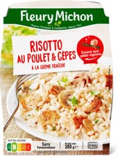 Risotto au poulet & cèpes