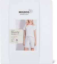 Pigiama corto donna Cotton Basics (Colore: bianco, Taglie: L)