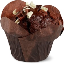 Muffin fourrée au chocolat