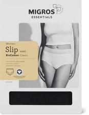 Ladies Slip Maxi Cotto (Farbe: black, Grösse: S)