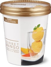 Sélection Glace en pot Sorbet à la mangue