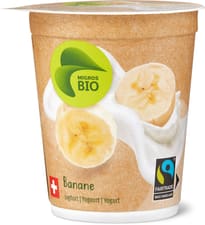 Migros Bio Fairtrade yogourt banane