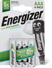 NiMH-Accu Extreme Micro (AAA) 800 mAh, 4 pièce