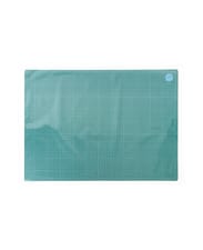 Tapis de découpe, support de découpe avec grille de 1 x 1 cm imprimée sur une face, vert, 45 x 60 cm, 1 pièce