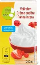 Crème entiere sans de lactose aha!