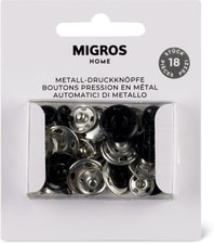 Boutons-pression en métal, grands