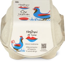 Oeufs du Tessin plein air 66g+