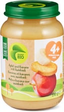 Migros Bio pommes Banane Biscottes