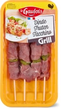 Le Gaulois brochette dinde poivre&bacon