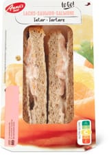 Sandwich saumon tartare