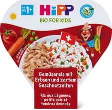 HiPP assiette pour enfants riz legumes beuf