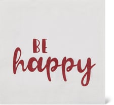 K&C Servietten Be Happy 33x33cm