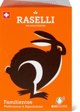 Raselli Bio Infusion Menthe poivrée et herbes des Alpes