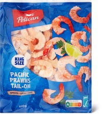 Pelican ASC Pacific Prawns tail-on, cuites