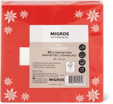 Serviettes CH-Croix 25 x 25 cm