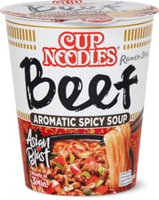 Nissin Instant Noodles soup beef