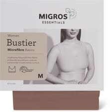 Ladies Bustier Microfi (Farbe: taupe, Grösse: S)