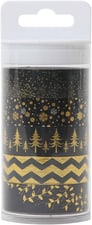 Washi Tape Set, black, 5 Stk.