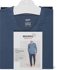 Men's Pyjama (Farbe: night blue, Grösse: M)
