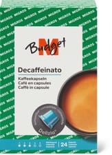 M-Budget Capsules de café Delizio Decaffeinato 24 capsules