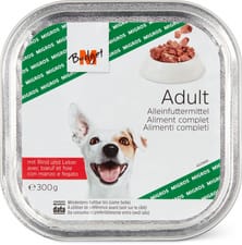 M-Budget Adult Aliment complet avec bœuf et foie