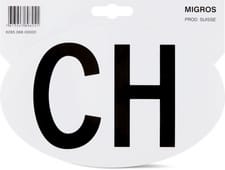 Plaque-CH autocollant grand