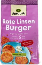 Alnatura burger aux lentilles corail