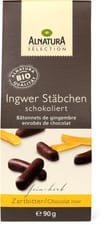 Alnatura bâtonnets Gingembre chocolatés
