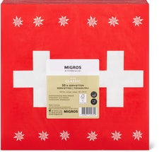 Serviettes Croix-CH 1/8 plis