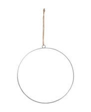 Anneau floral argent
