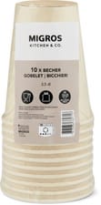 Zuckerrohr Becher, 3.5 dl