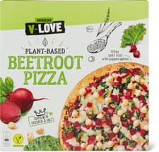 V-Love beetroot Pizza