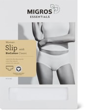 Ladies Slip Midi Cotto (Farbe: white, Grösse: S)