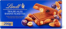 Lindt Plaque de chocolat Raisins-noisettes-amandes