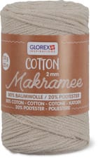 Fil Cotton, macramé, 2 mm, 250 g, taupe