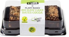 V-Love Bio dates cocoa cake