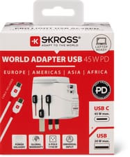 Skross PRO Light USB AC45PD World