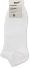 BIO Herren Sneakers Bio Cotton 2er Pack (Farbe: weiss, Grösse: 43-46)