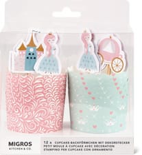 Set di muffin con motivi di principesse