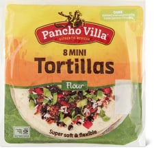 Pancho Villa Mini tortillas de blé super soft et flexible